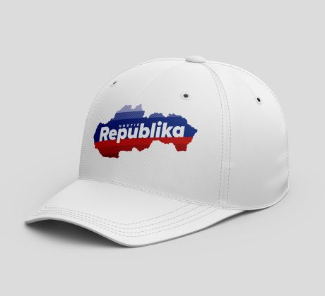 Šiltovka REPUBLIKA - biela