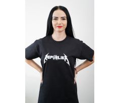 Tričko REPUBLIKA (Metallica) - čierne